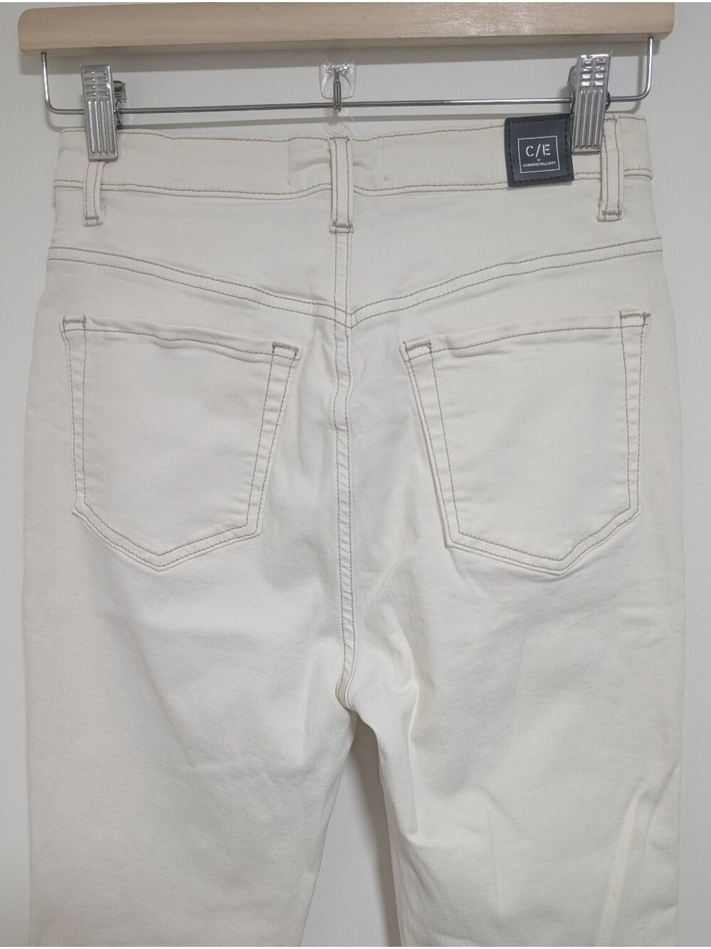 C/E by Current/Elliott | High Rise Flare In Bentonite Ivory - Picture 12 of 13